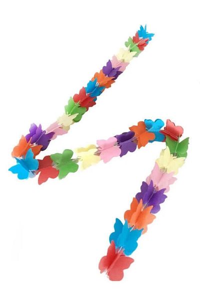 Le Mabelle Multicolored Butterfly Chain Party Ornament