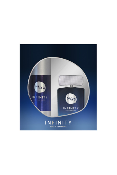 Miro Perfumes Miro Infinity Set cadou cu apă de parfum și deodorant spray, 75 ml + 150 ml