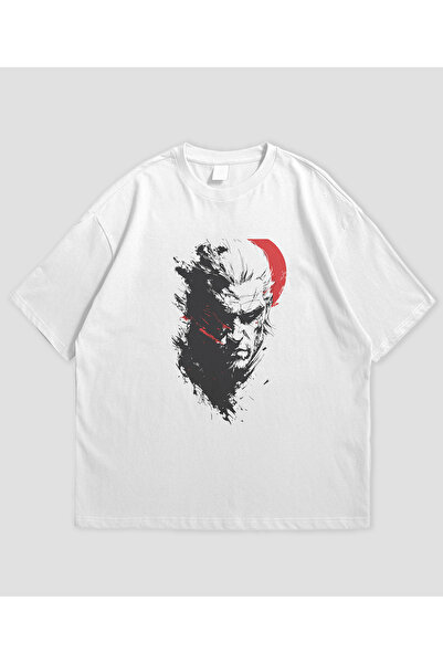 SVART WEAR Tricou oversize unisex cu imprimeu The Witcher