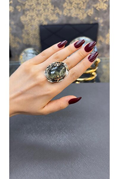 Gümüşhanesi Zebercet taşlı gümüş yüzük