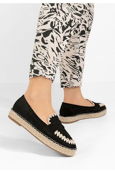 B T Shoes Women's Charla black espadrilles