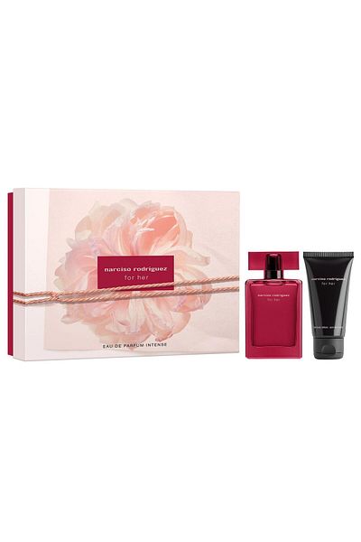 Narciso Rodriguez For Her Eau de Parfum Intense, Set EDP 50 ml + Perfumed Body Lotion 50 ml