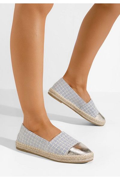 B T Shoes Espadrile dama Thalassa albastre