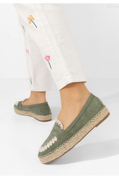 B T Shoes Espadrile dama Charla verzi