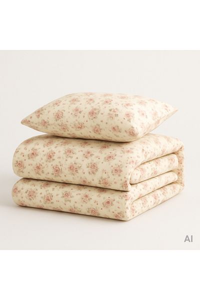 Pazar Home Bedding Bazaar Home Otranto Printed Cotton 6 Piece King Size Bedspread with Stitched Filling