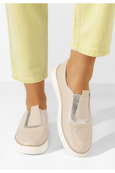 B T Shoes Lilianna women's beige espadrilles