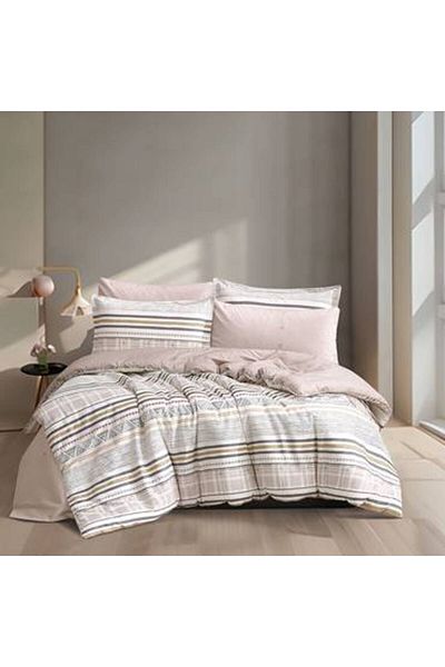 Pazar Home Bedding Bazaar Home Otranto Printed Cotton 6 Piece King Size Bedspread with Stitched Filling