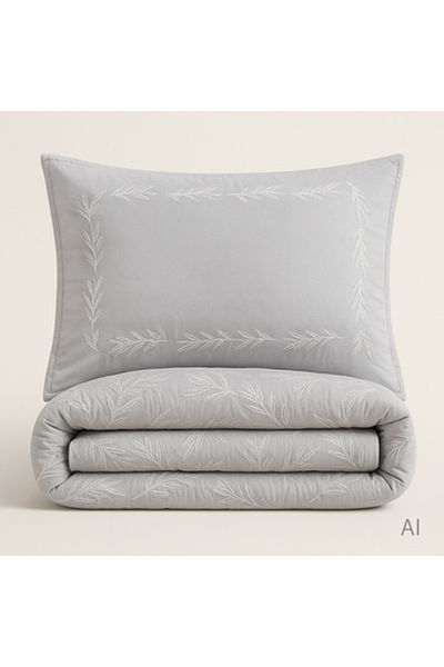 Pazar Home Bedding Bazaar Home Emma Luxury 8-Piece Jacquard Comforter Set King - Beige with Stitched Filling
