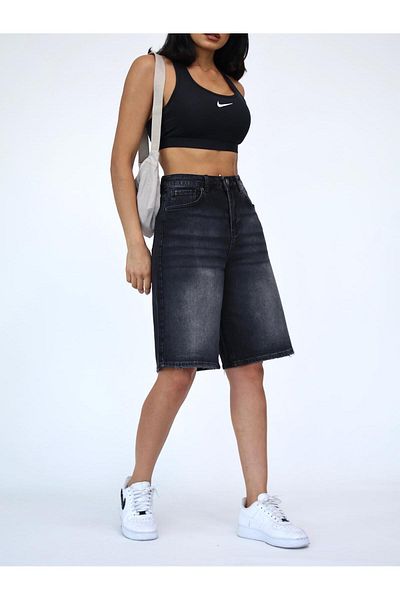 XBELLA DENİM Women's Short Midi Length Lycra
