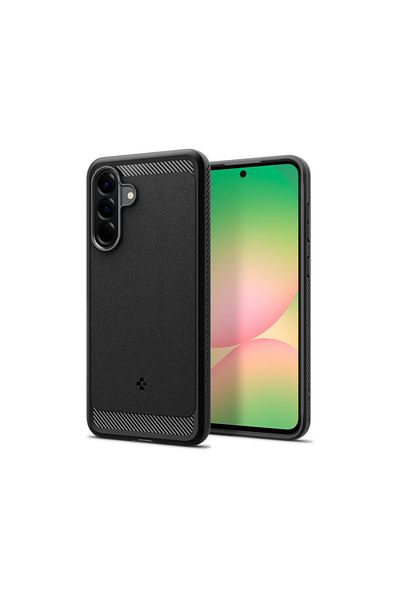 Spigen Rugged Armor designed for Samsung Galaxy A56 5G case cover (2025) - Matte Black