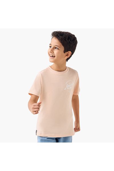 Juniors تي شيرت مطبوع بأكمام قصيرة
