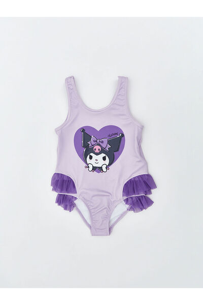 LC Waikiki Lcw Kids Kuromi Baskılı Kız Çocuk Mayo