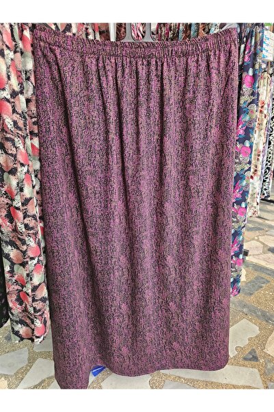 özlem giyim Kaliteli basma gabardin kalın iki parça düz geniş viskon etek