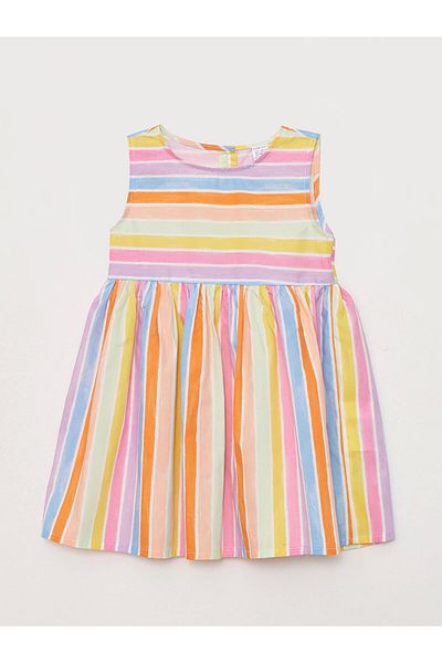 LC Waikiki Lcw Baby Mixed Crew Neck Baby Girl Dress