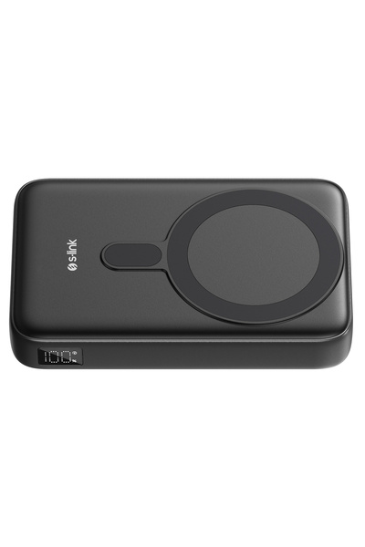 S-LINK M1051 10.000mAh Magsafe 15W + Watch 2.5W + HSC 22.5W Hızlı Şarj Özellikli Powerbank Siyah