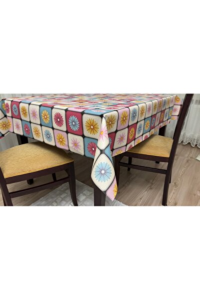 decorekor Astarlı Silinebilir Hijyenik Muşamba Pvc Masa Örtüsü 1249-1