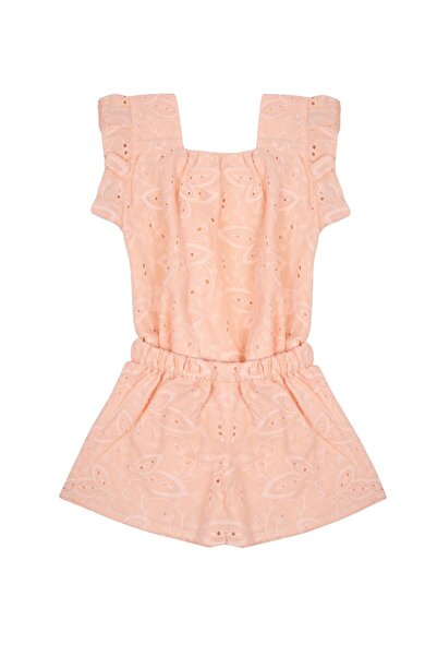 By Mare Style Mabel-Pure Organic Cotton Pink Girls Shorts Blouse Set