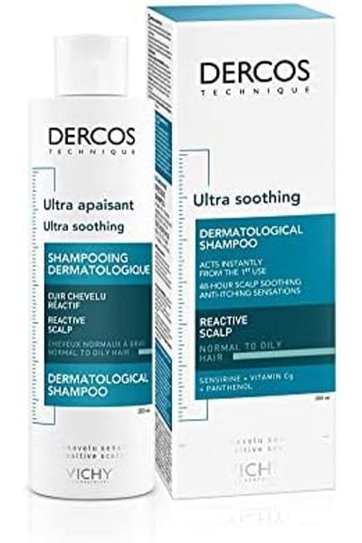 Vichy Dercos Ultra-Soothing Shampoo Normal/Oily Hair 200ml
