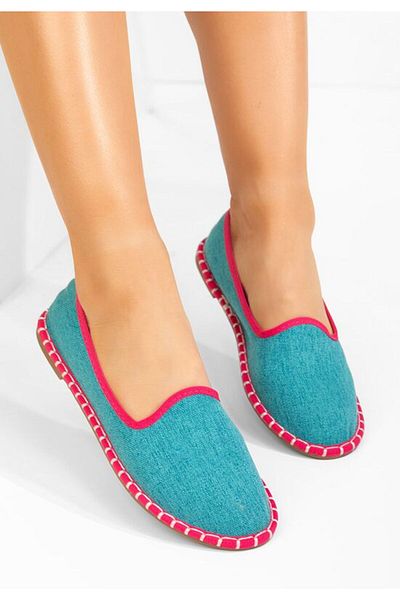 B T Shoes Espadrile dama Micala turcoaz