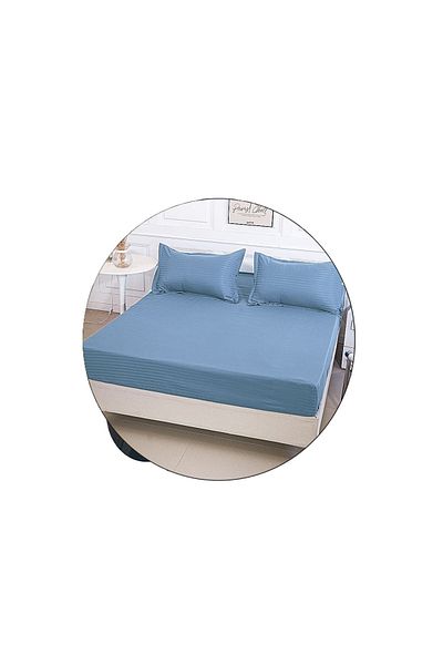 CHIRASO CHIRASO bedding set, Thin Damask, Fitted Sheet 180x200+30cm, Duvet Sheet and 2 Pillowcases
