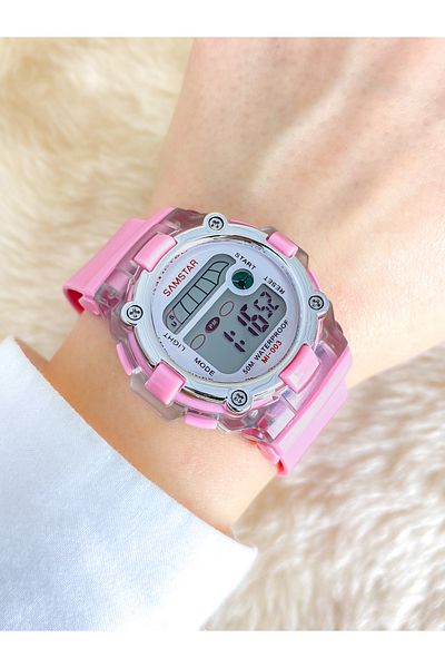 Samstar Alarm-Light-Stopwatch-5 Atm Waterproof-Gift Children's Wristwatch