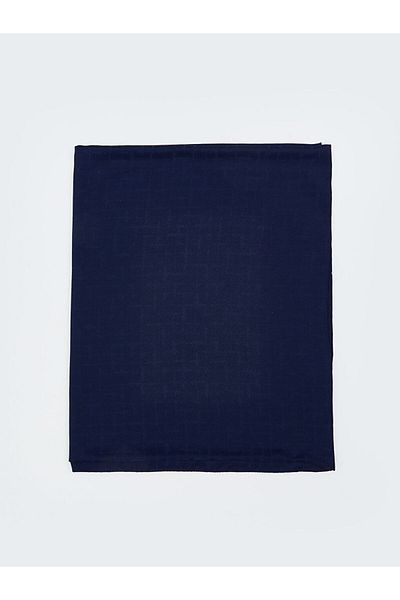 LC Waikiki Navy Blue Patterned Women's Shawl