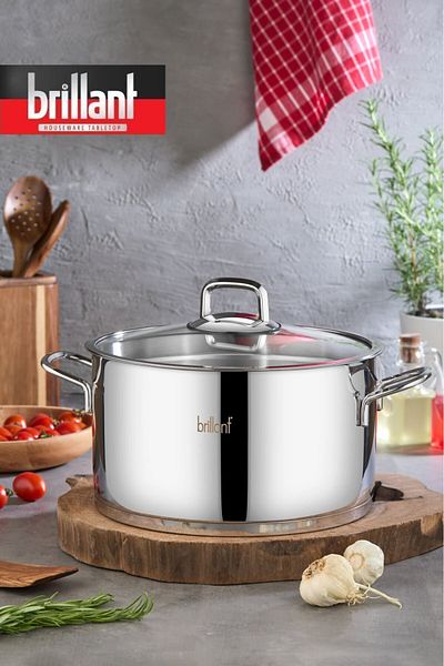Brillant Queen Steel Pot 30 cm
