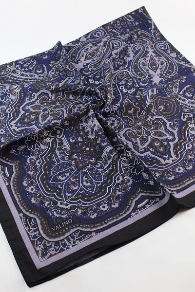 Valino 120x120 Ethnic Pattern Μεγάλο Μαντίλι Βαμβακερό Φουλάρι Μεγάλο Μέγεθος Vintage Φουλάρι Morcivert