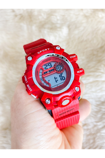 Samstar Alarm-Light-Stopwatch-5 Atm Waterproof-Gift Children's Wristwatch