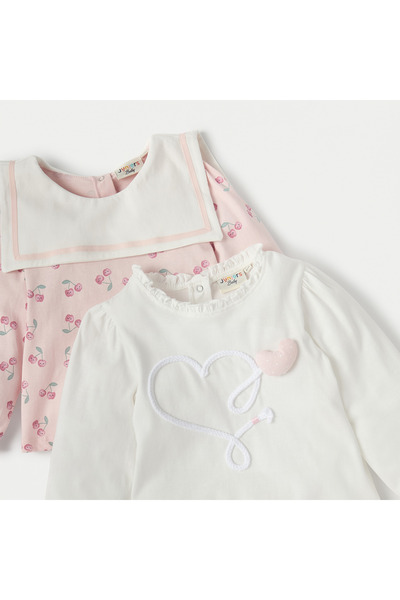 Juniors Assorted Long Sleeves Top - Set of 2