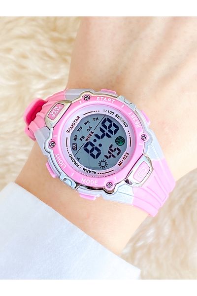 Samstar Alarm-Light-Stopwatch-5 Atm Waterproof-Gift Children's Wristwatch