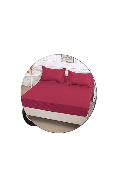 CHIRASO CHIRASO bedding set, Thin Damask, Fitted Sheet 180x200+30cm, Duvet Sheet and 2 Pillowcases