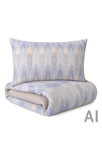 Pazar Home Bedding Bazaar Home Manarola 4-Piece Queen Size Printed Quilt with Stitched Filling