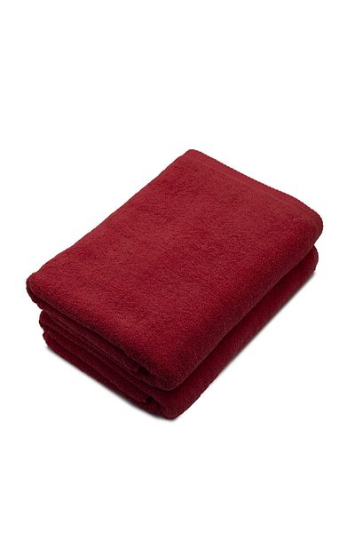 Somnart Set of 2 100% cotton body towels, 600gsm, Somnart, 70x140cm, red