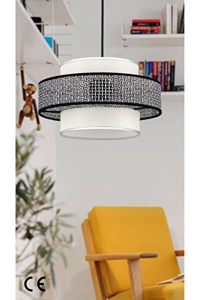 Emg DesiGn Doğal Hazeran Rattan 3 Katlı Pasta Sarkıt Avize Çocuk Odası Yatak Odası Salon Mutfak Hol