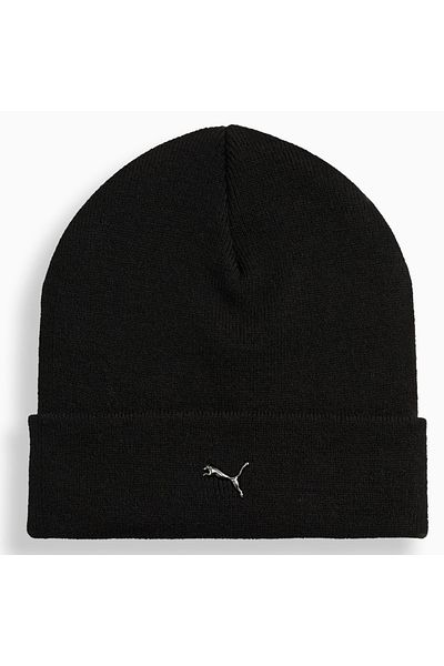 Puma Шапка-манжета з високою коронкою, в'язана, однотонна
