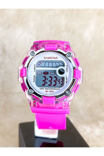 Samstar Alarm-Light-Stopwatch-5 Atm Waterproof-Gift Children's Wristwatch