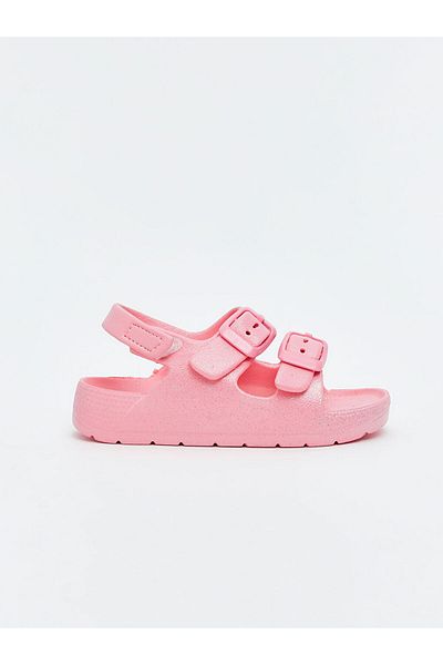 LC Waikiki White Velcro Girls Sandals