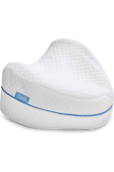 Primo Plus Foam Leg and Knee Support Pillow - For Sciatica, Back, Hip, Knee and Joint Pain Relief