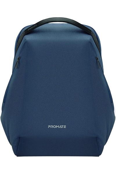Promate حقيبة ظهر بروميت للكمبيوتر المحمول مقاس 15.6 بوصة، حقيبة ظهر أنيقة قابلة للتعديل وصديقة للبيئة مع جيوب مضادة للسرقة،