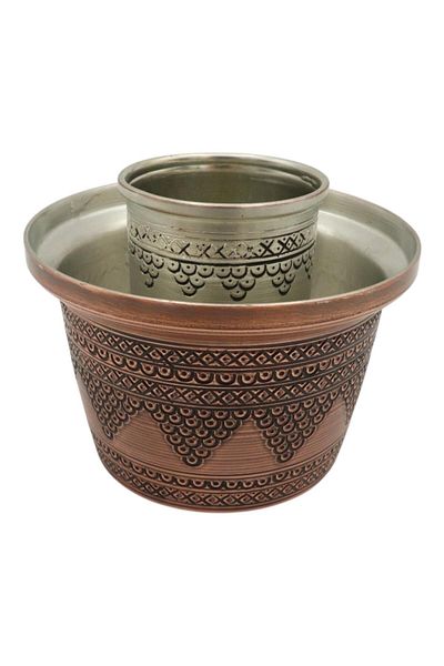 Okya Home Handmade Copper Rakı Cooler – “Ehli Keyif” | Traditional Anatolian Design |