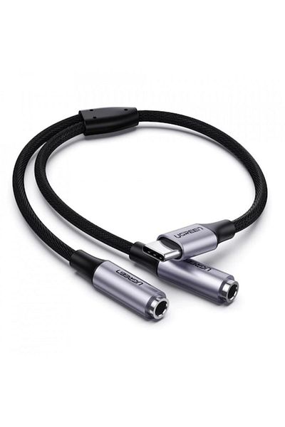 Ugreen Audio Cable Adapter Type-C to Jack 3.5mm - Ugreen - Silver