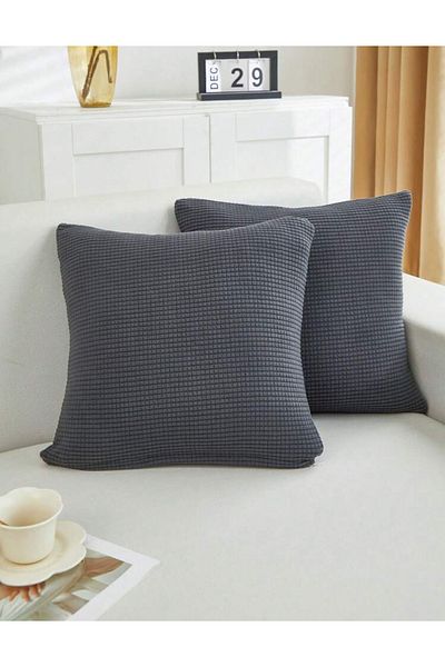 BONJOUR MADAME 2Pcs Throw Pillow Case Cushion Cover Fabric Throw Pillow Case 43 X 43cm