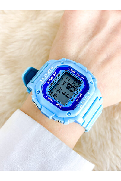 Samstar Alarmlı-Işıklı-Kronometreli-5 Atm Su Geçirmez-Hediyelik Çocuk Kol Saati