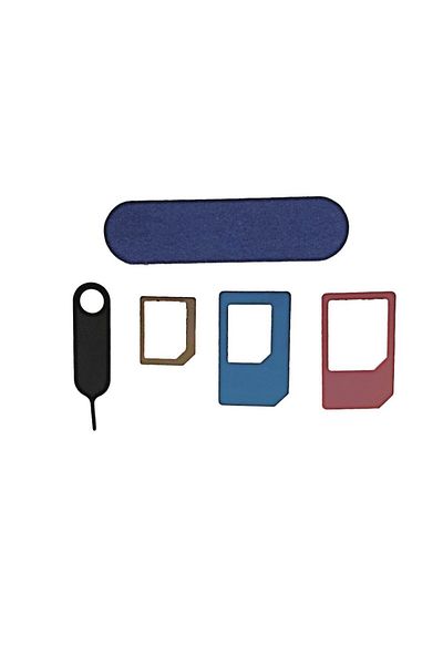 OEM Mobile phone adapters, SIM NSA05, 5 in 1, Nano/micro/standard, with pin