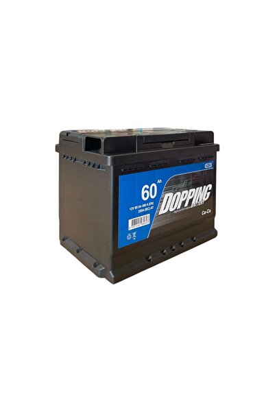 DOPPING Akü 12v 60 Ah 490a Üretim Yılı 2025 Depozito Iadesiz