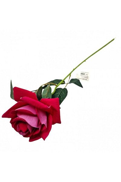 OEM Floare artificială, tulpină de trandafir, 50 cm, roz