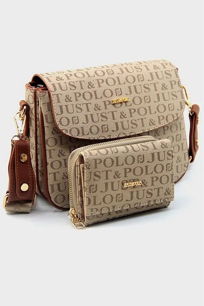 Just Polo New Season Women's Hand and Shoulder Bag Wallet Combination