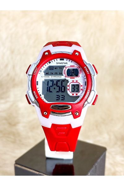 Samstar Alarm-Light-Stopwatch-5 Atm Waterproof-Gift Children's Wristwatch