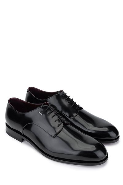 Valentino Men's Genuine Leather Black Classic Shoes